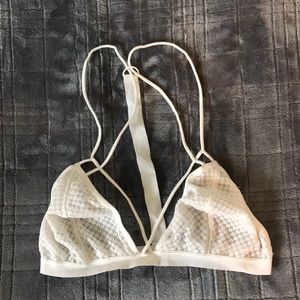 Free People White Bralette